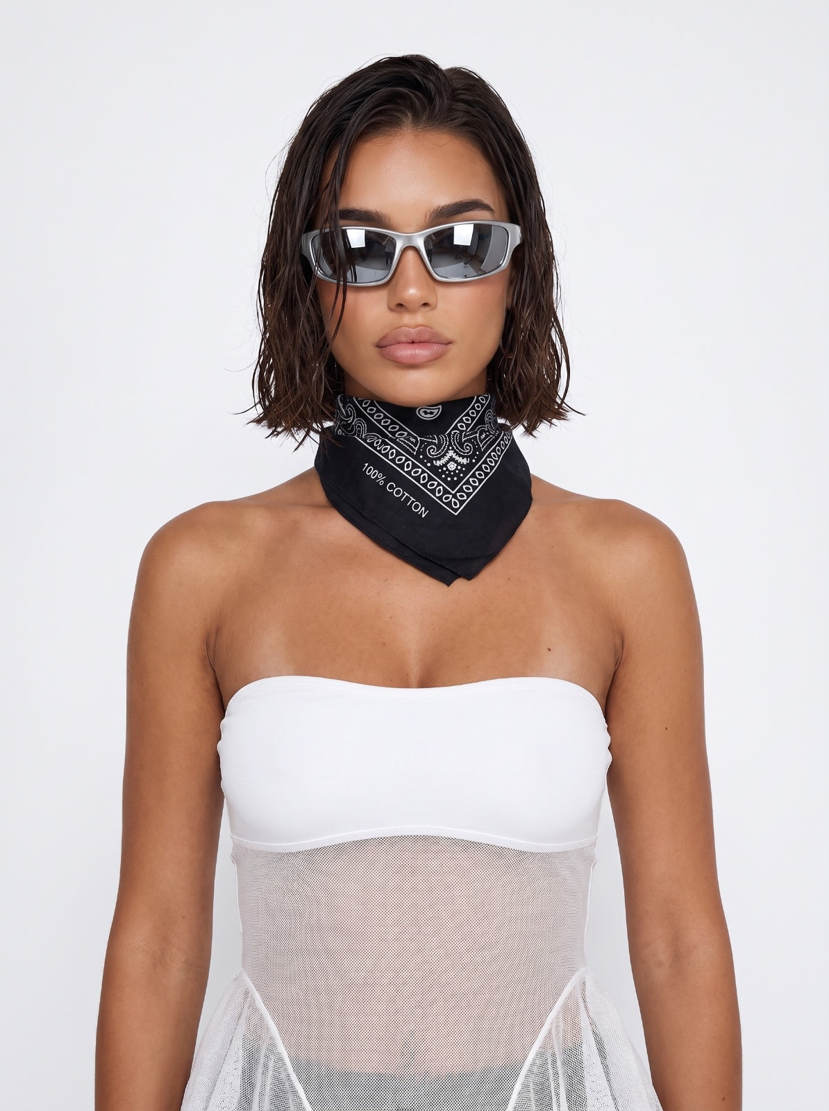 Top Whisper Mesh-White