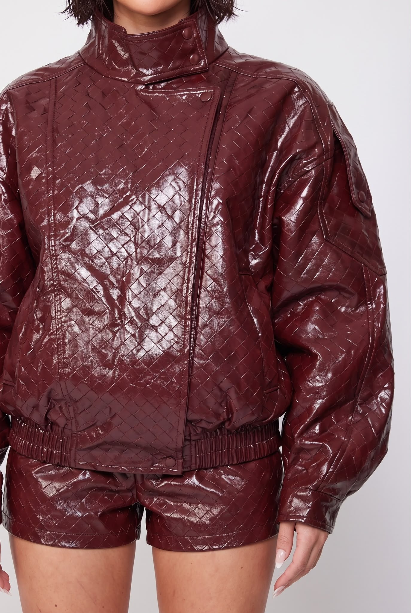 Bomber Austin-Cherry Red