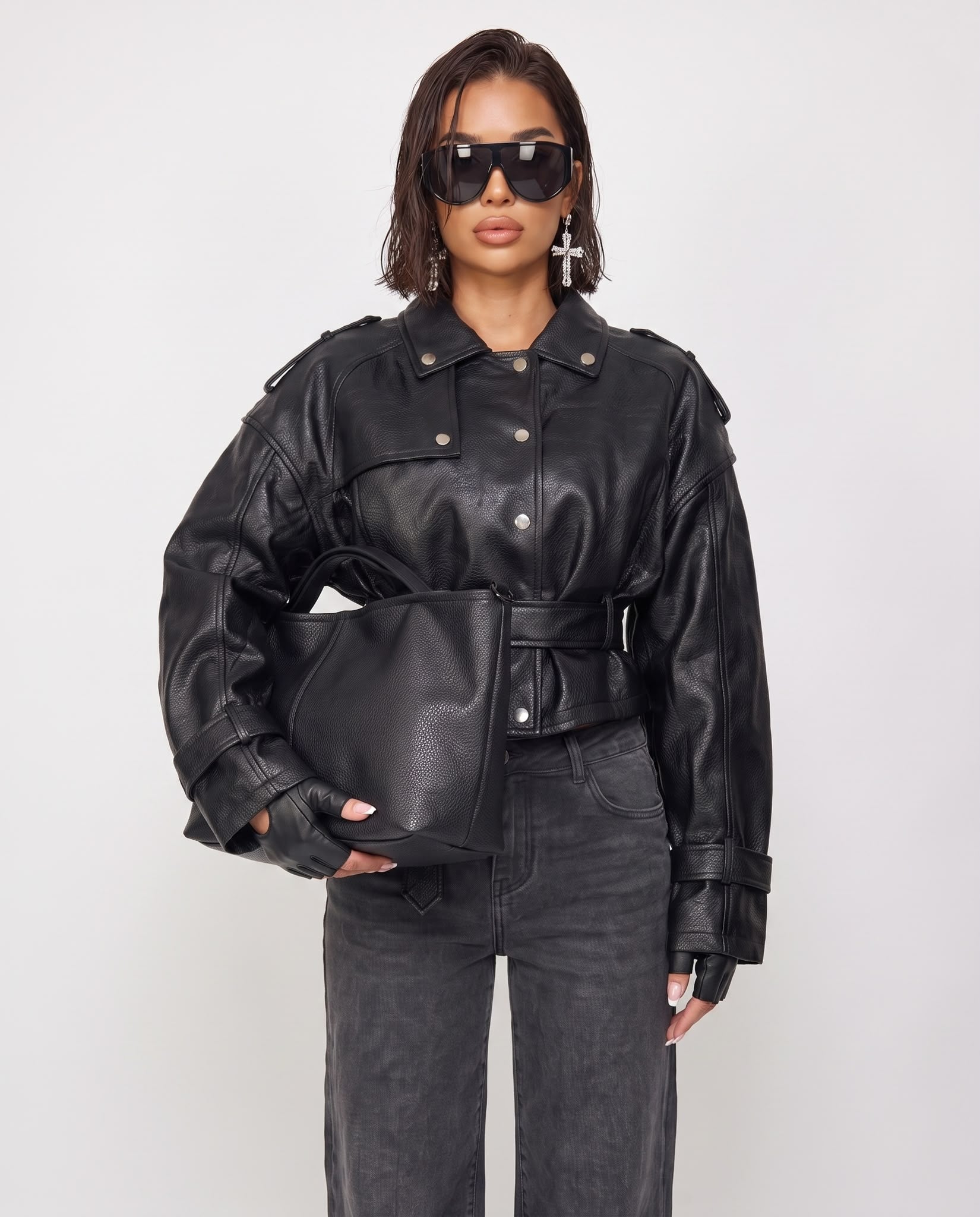 Giacca Leather Attitude