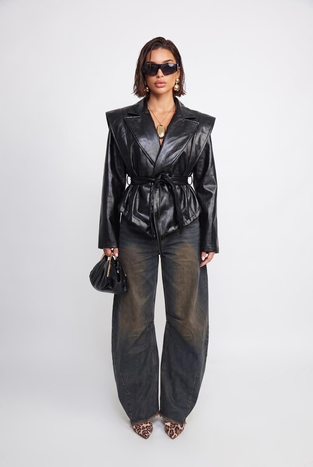 Trench Liquid Leather