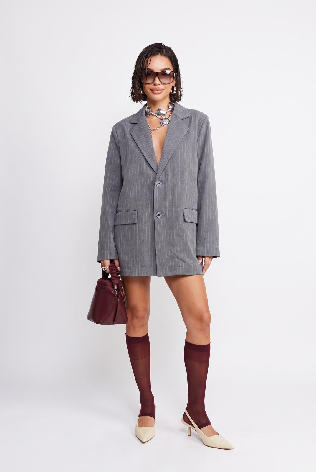 Blazer Office Babe-Grey