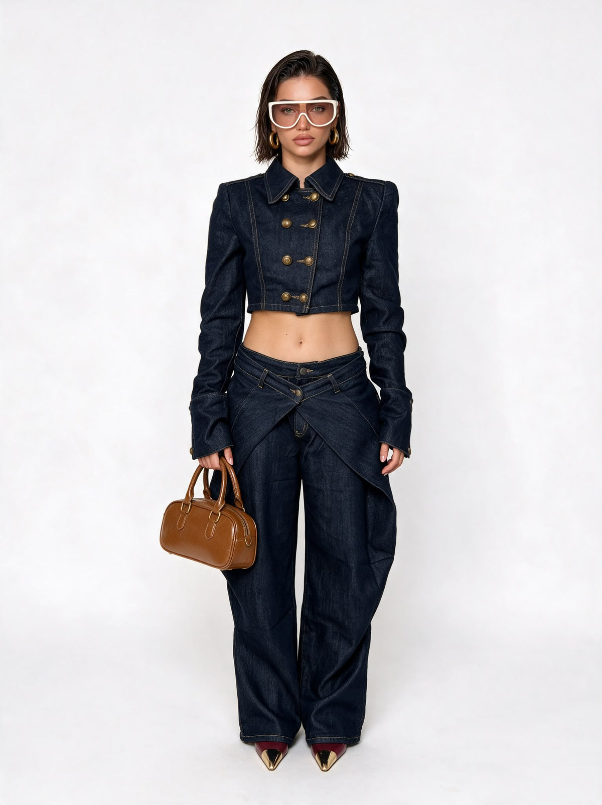 Jeans Offset Blu