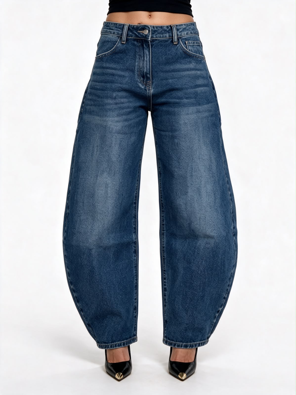 Jeans Blue Curve