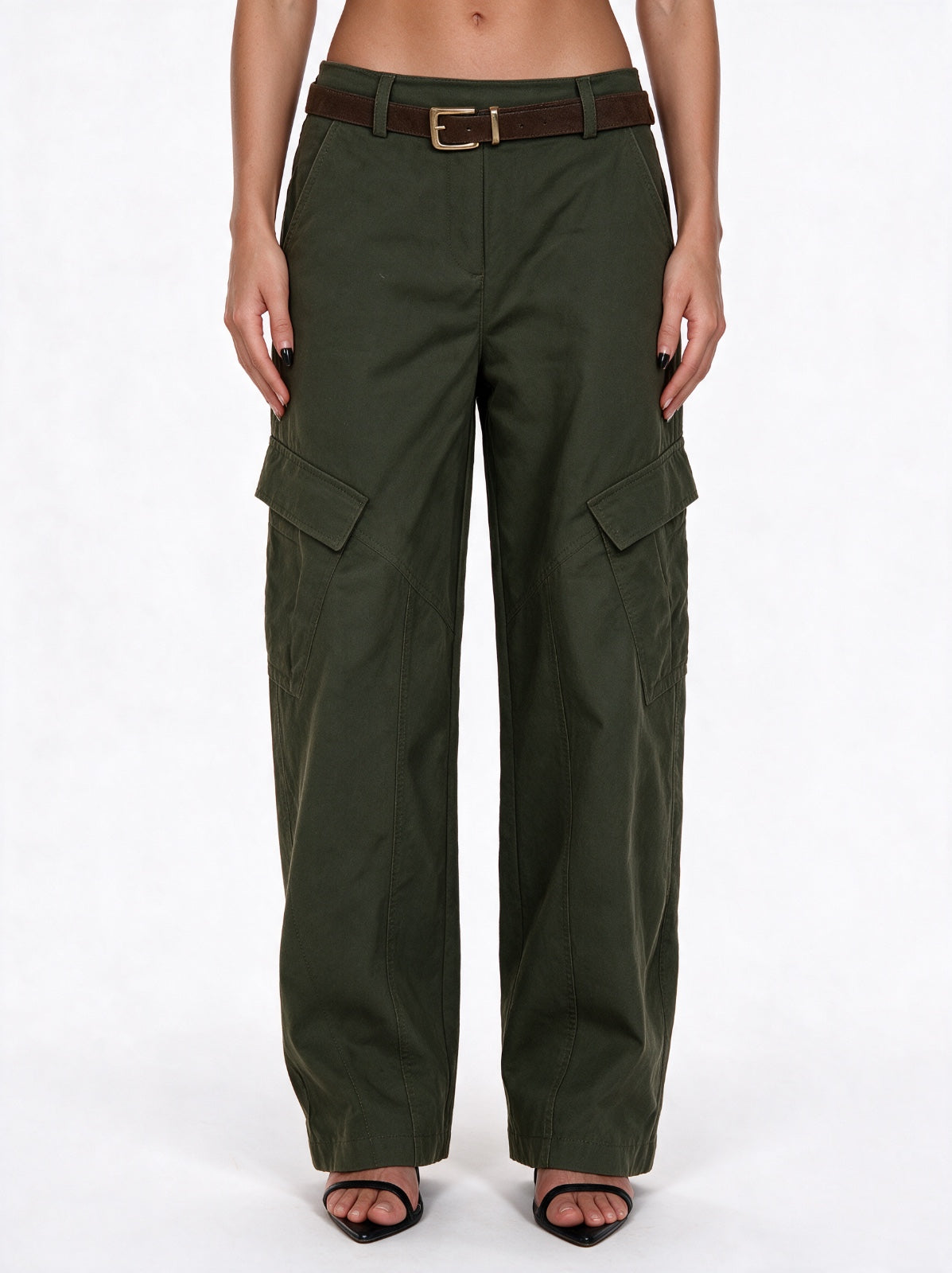 Pantalone Cargo Girl-Green
