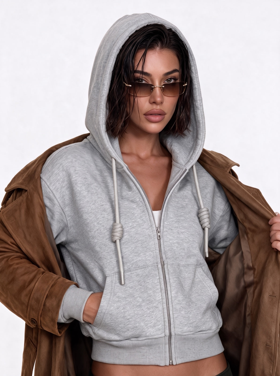Felpa Lazy Days-Grey