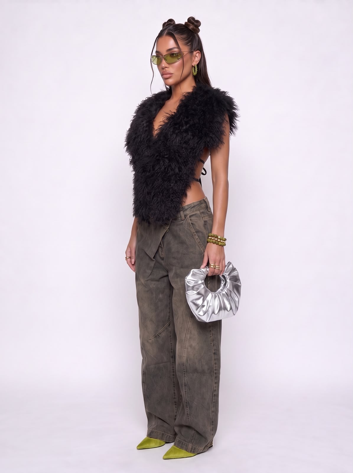 Top Extra Pelo-Negro