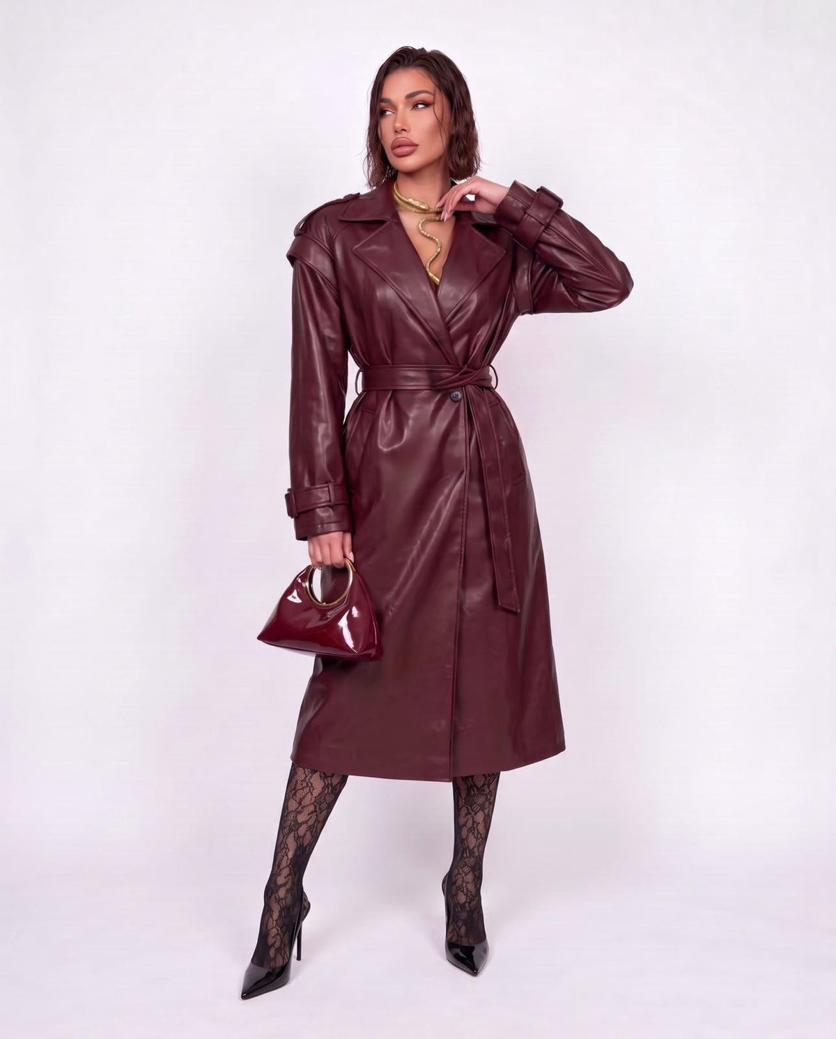 Trench Rich Taste Cherry Red