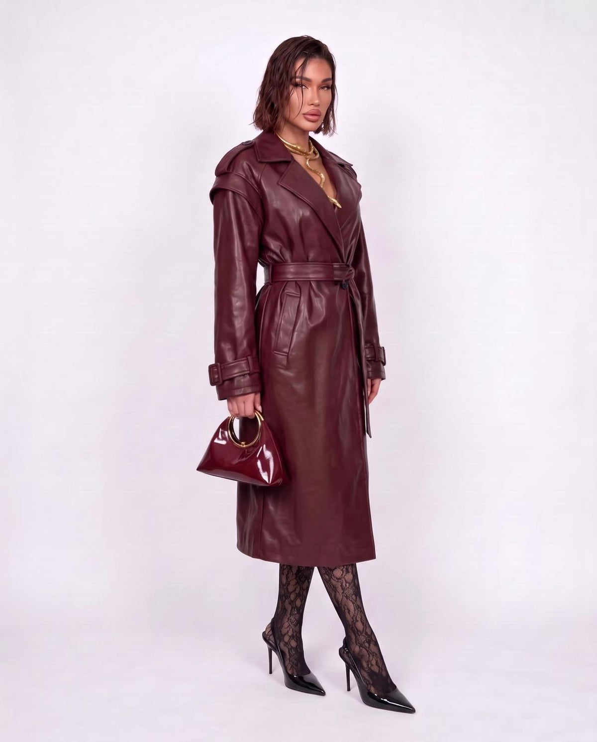 Trench Rich Taste Cherry Red