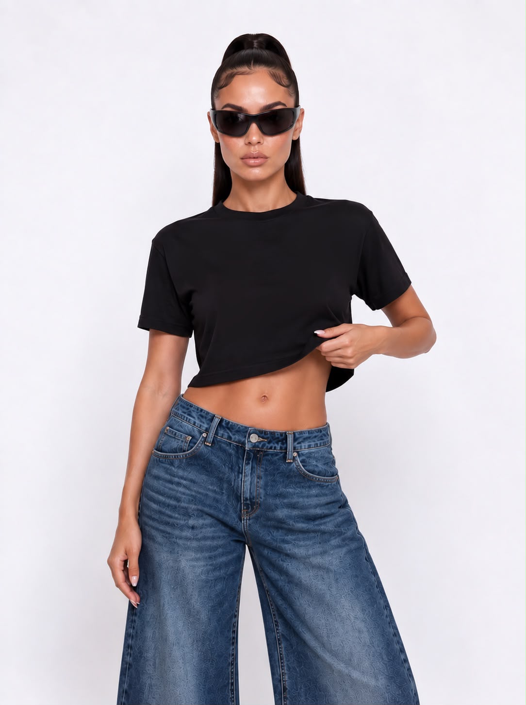T-shirt Padded-Black