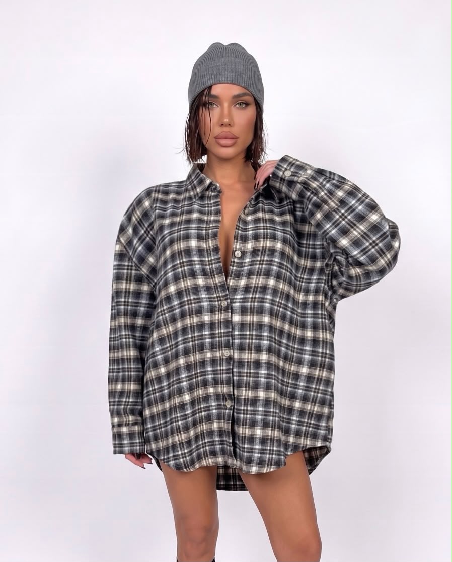 Camicia Country Check- Black