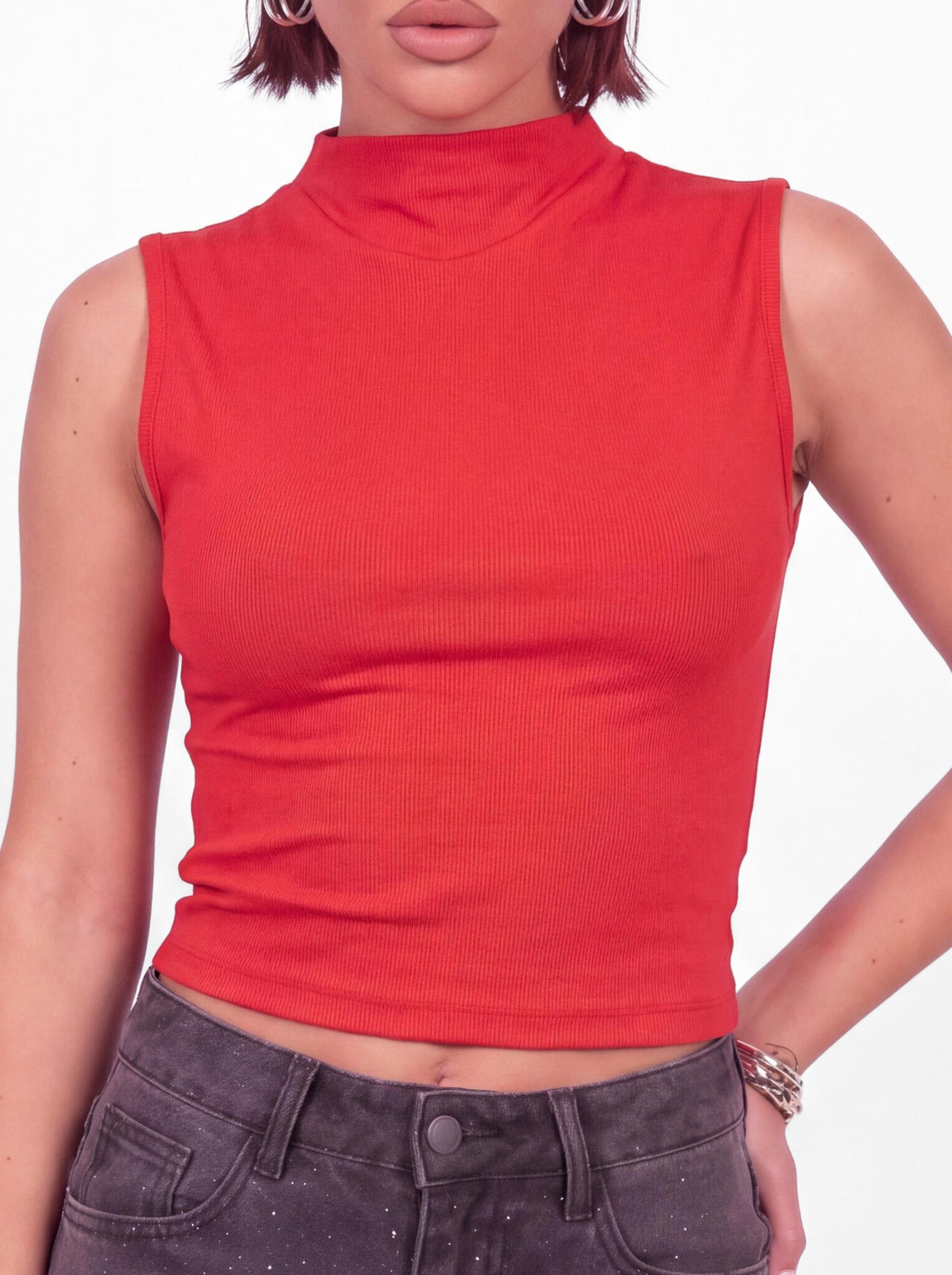 Top Willow Tank-Red