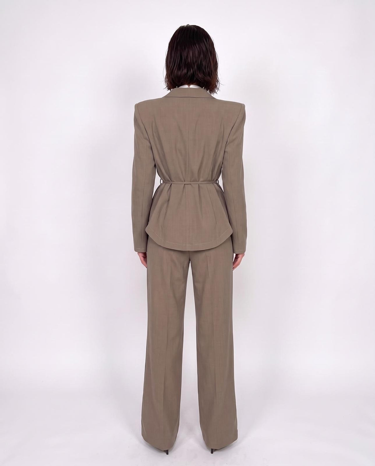 Coord Set Slim Line-Tortora