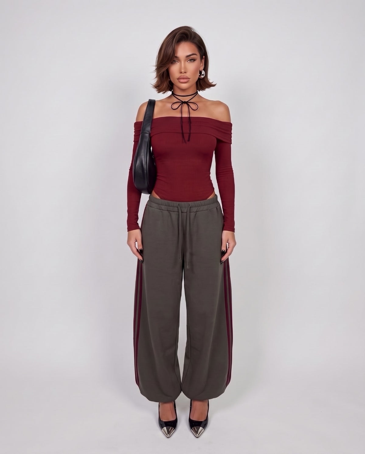 Pantalone Grey Stripe