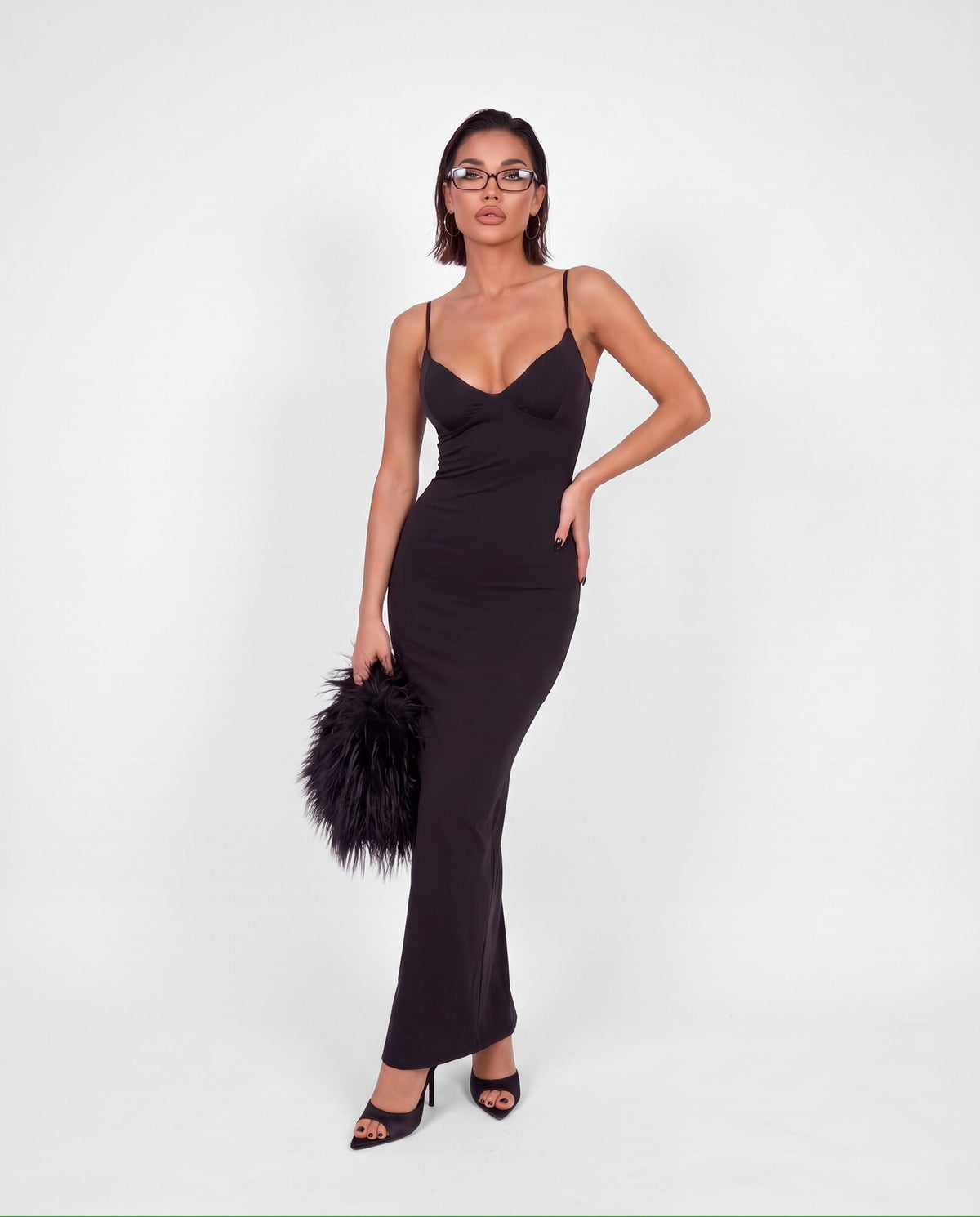 Abito Long Essential-Black