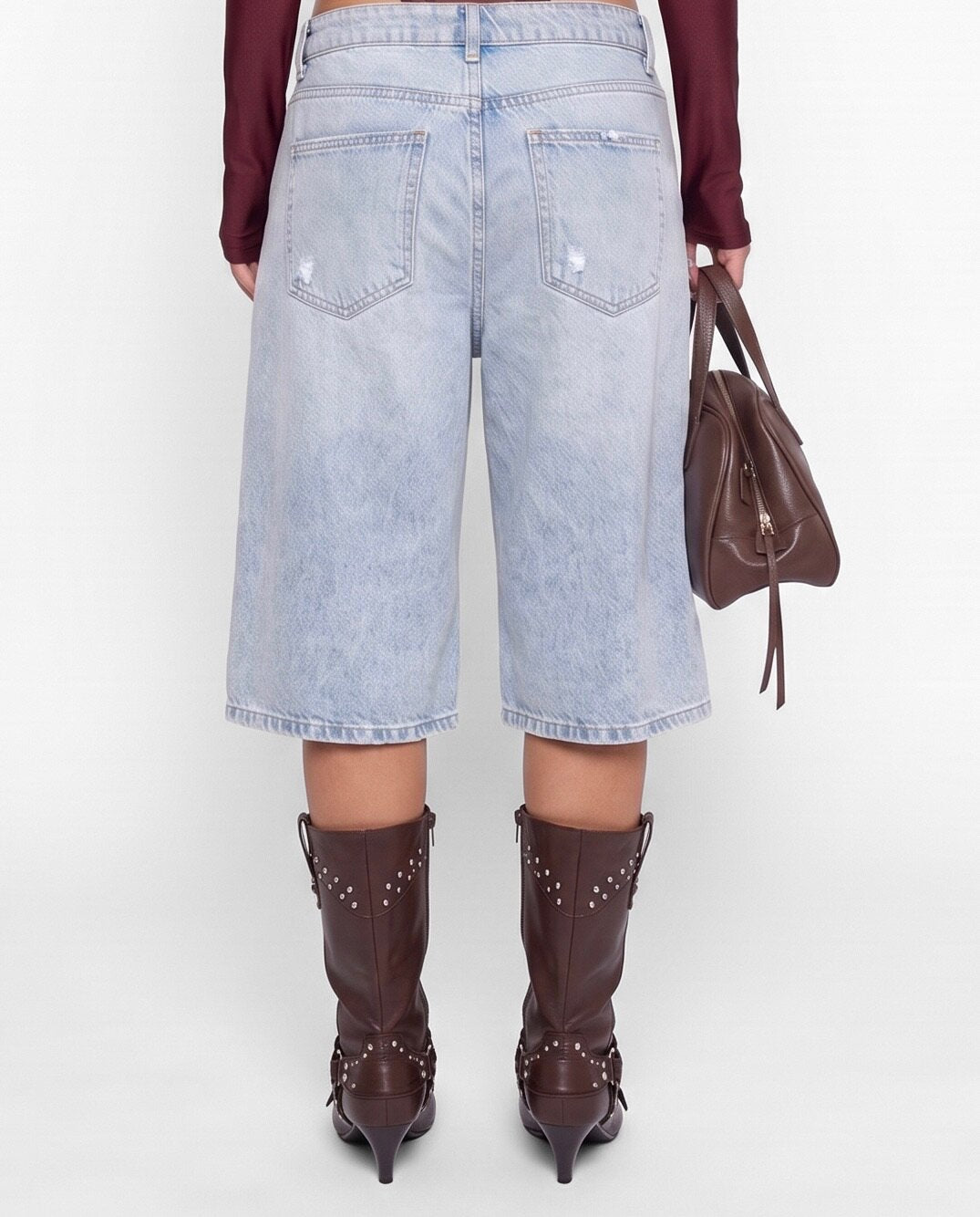 Sunny Denim Bermuda Shorts