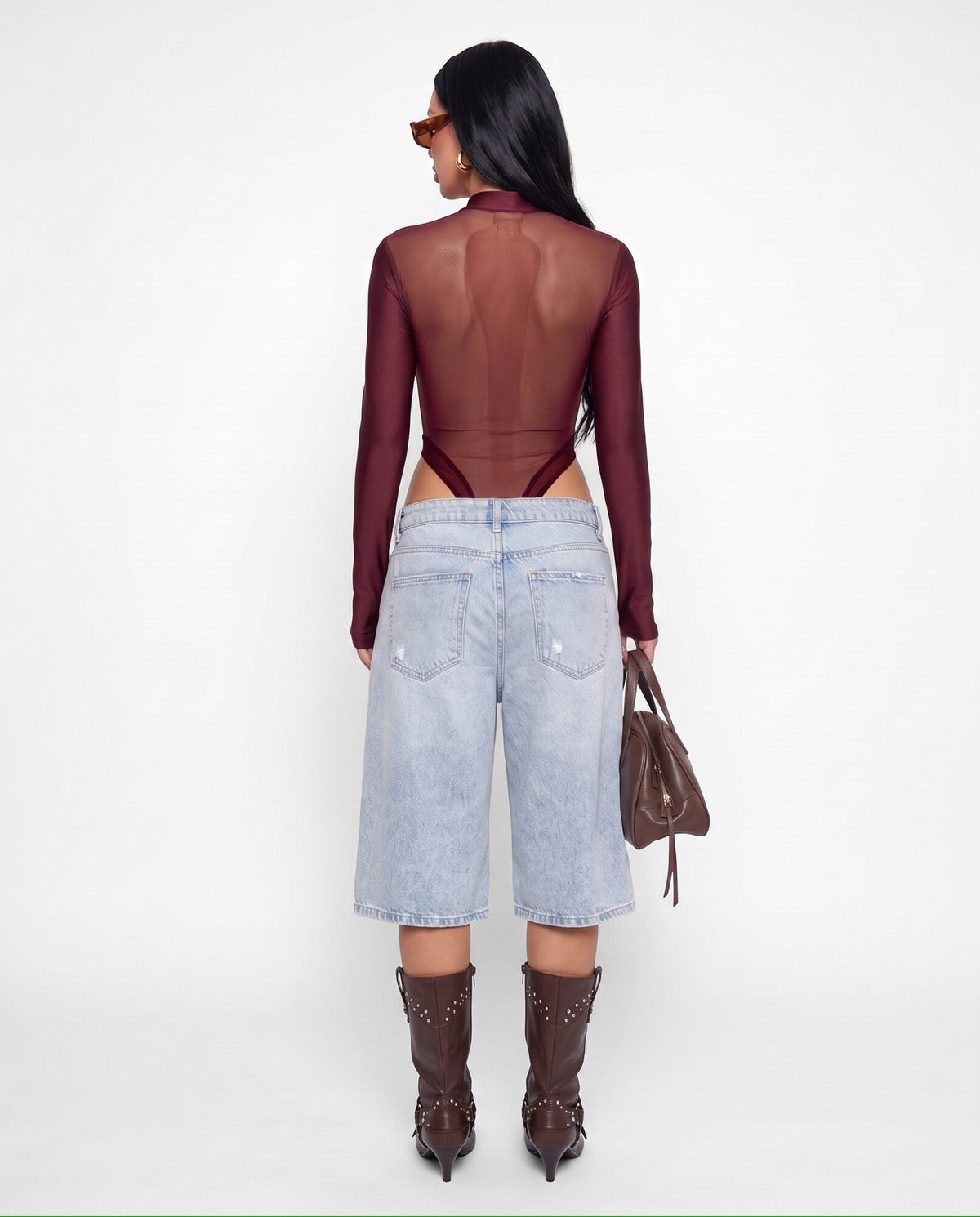 Sunny Denim Bermuda Shorts