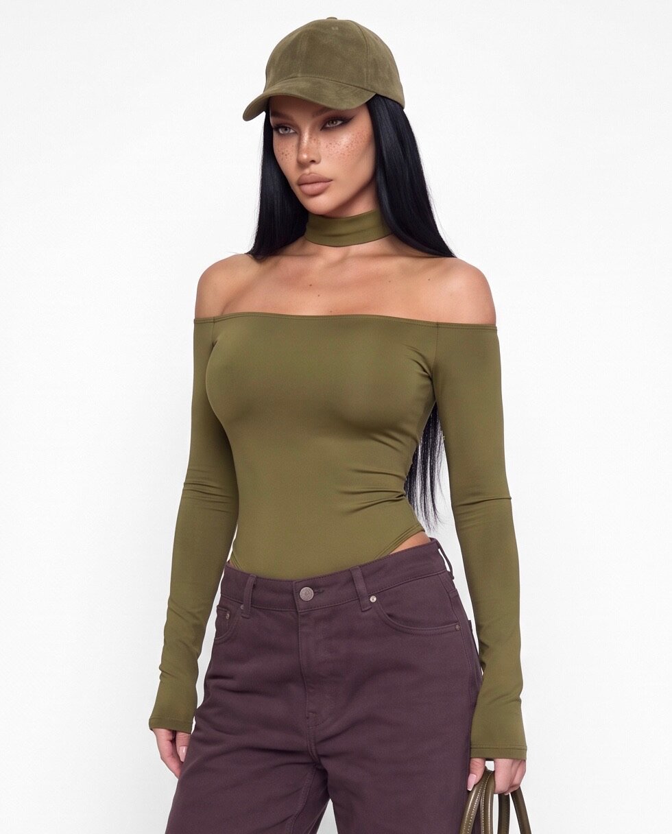 Body Boat Neck-Green