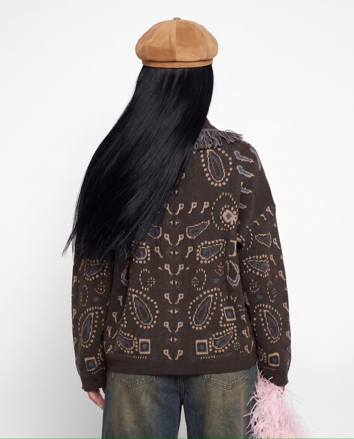 Cardigan Cozy Knit-Brown