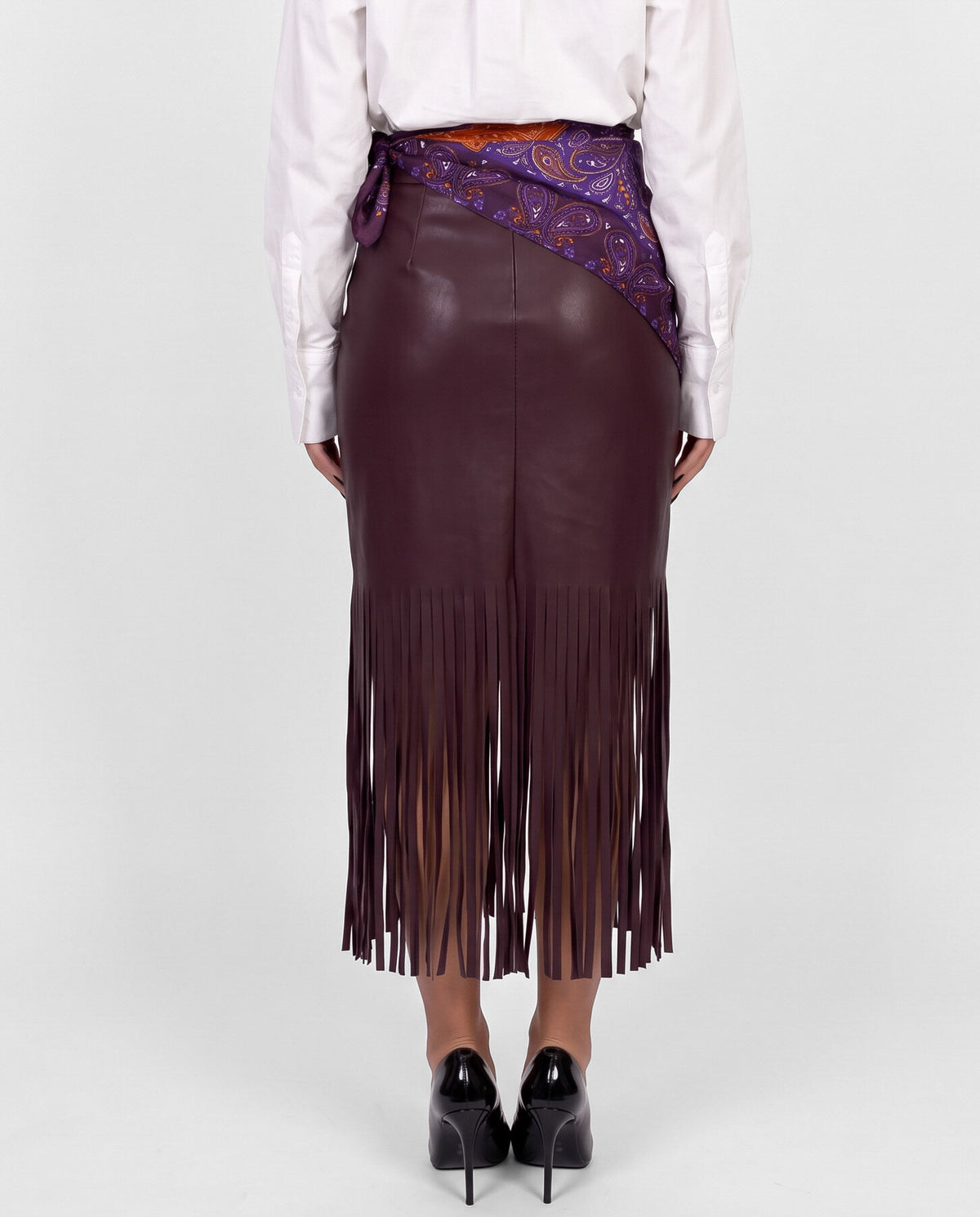 Gonna Fringe Edge-Cherry Red