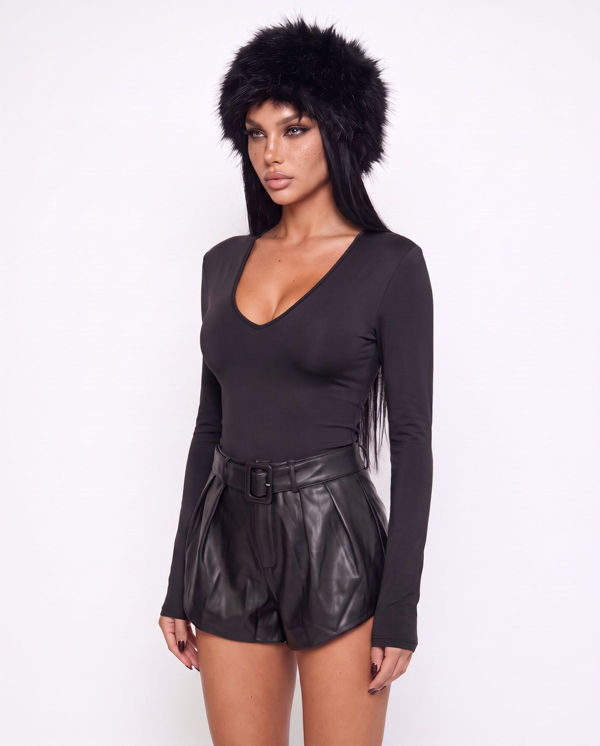 Maglia Deep V-Black