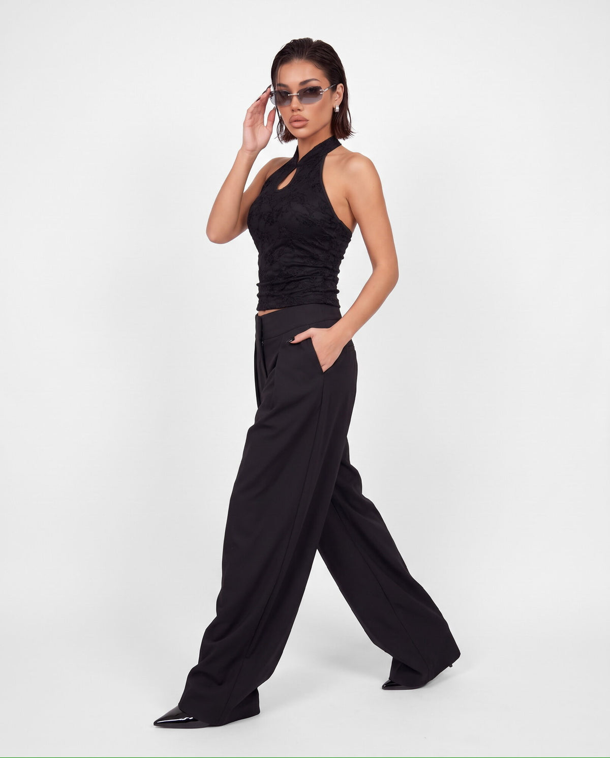 Pantalone Sharp Cut-Black