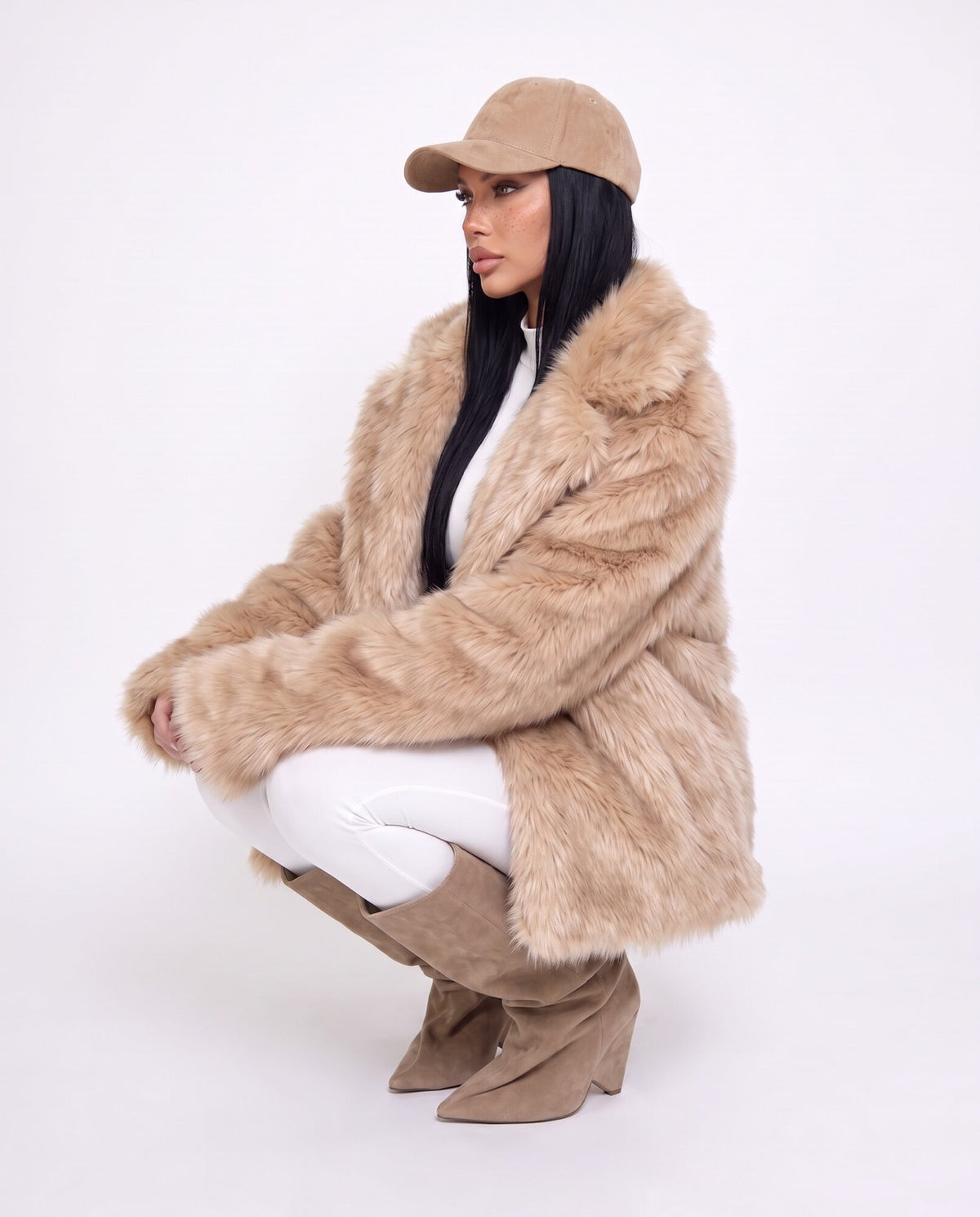 Pelliccia Pretty Please-Beige