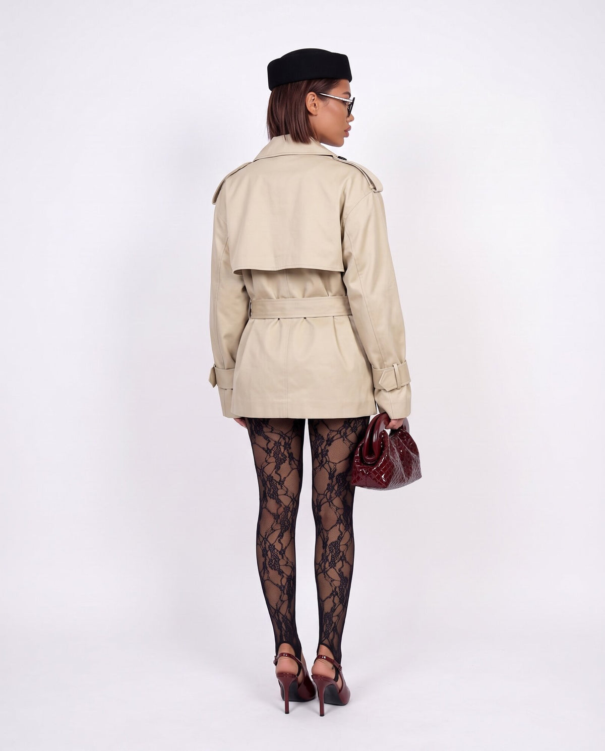 Trench Short Classic-Beige