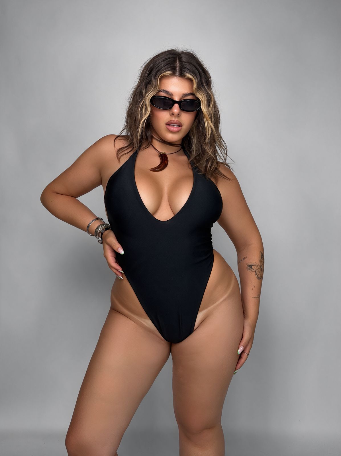 CURVY FIT-Costume Grace White