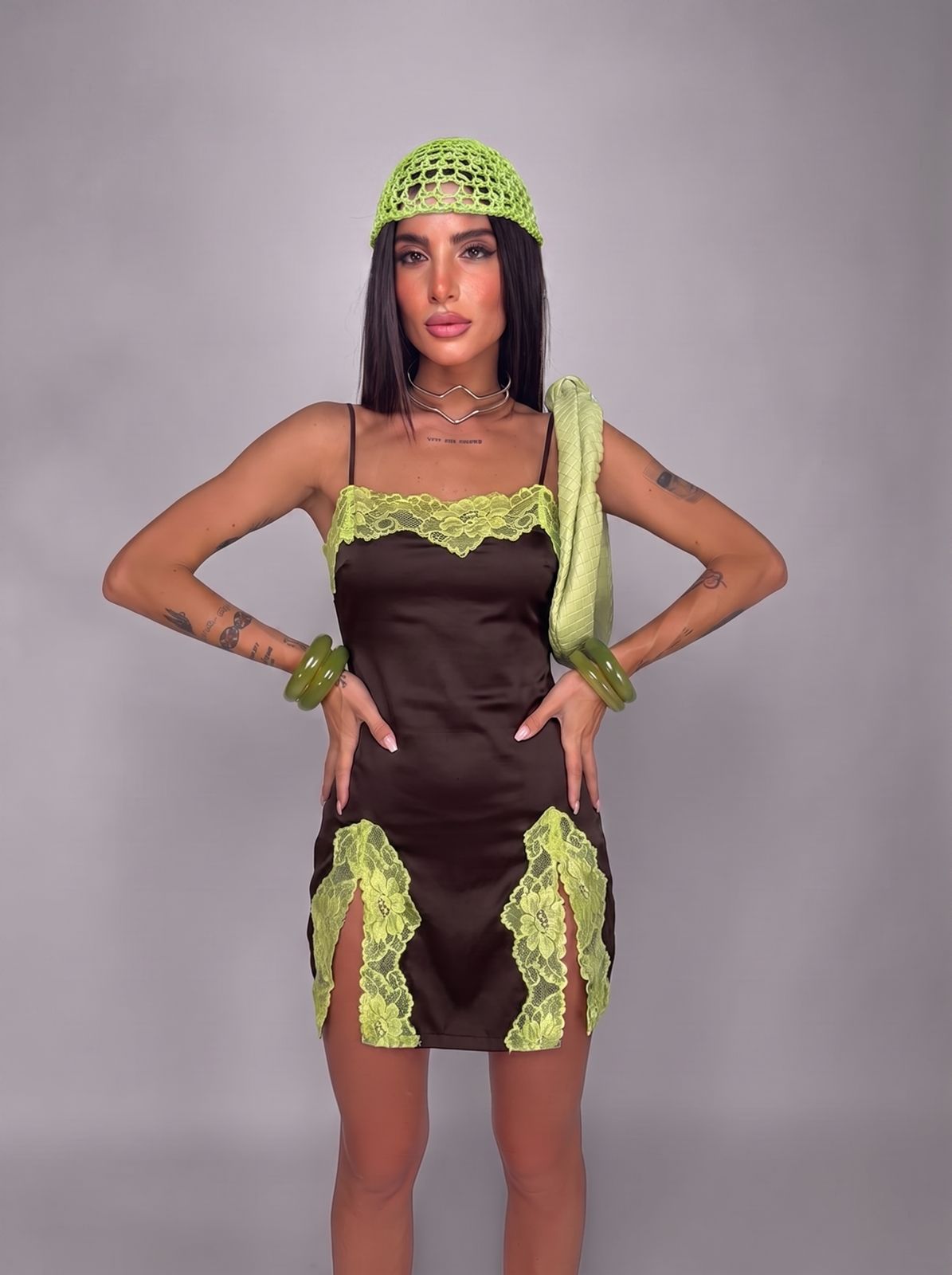 Abito Amelie -Brown