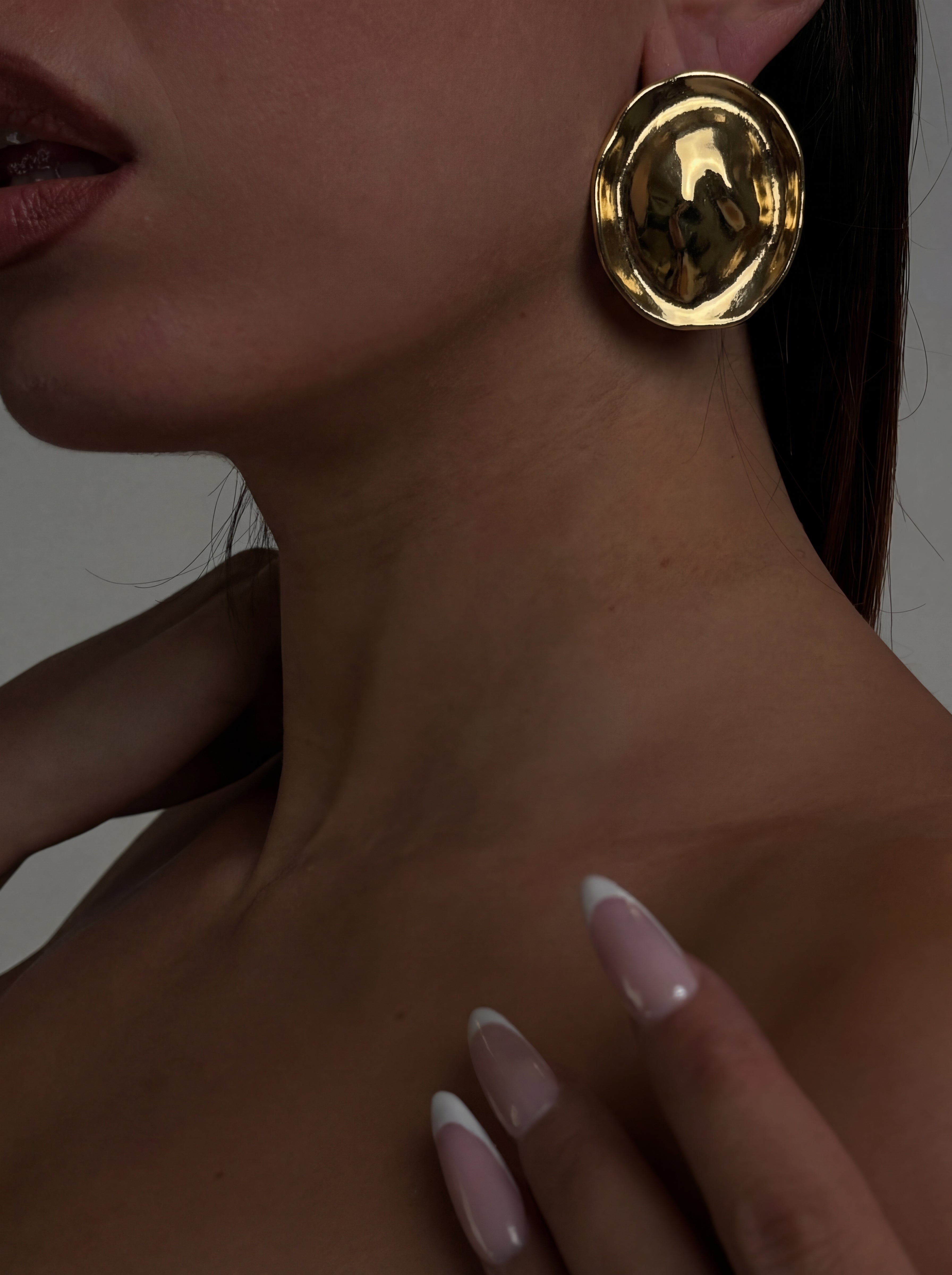 Orecchini Chic Button